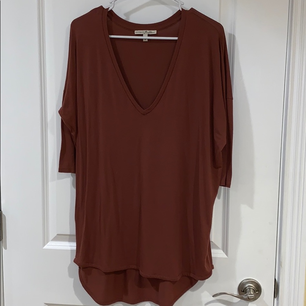 Salmon Quarter Sleeve Shirt